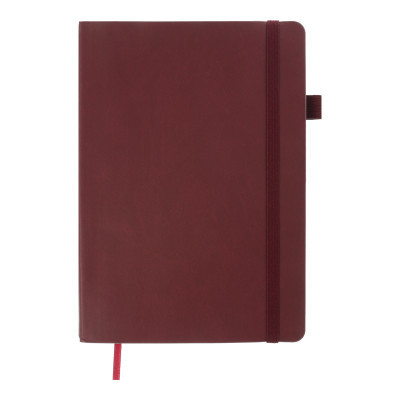 Книга записная Buromax Brief 96 листов А5 в клеточку темно-красный 96 листов (BM.295104-13) Винница - изображение 1