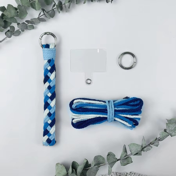 Набор макраме для вязания и плетения брелока 