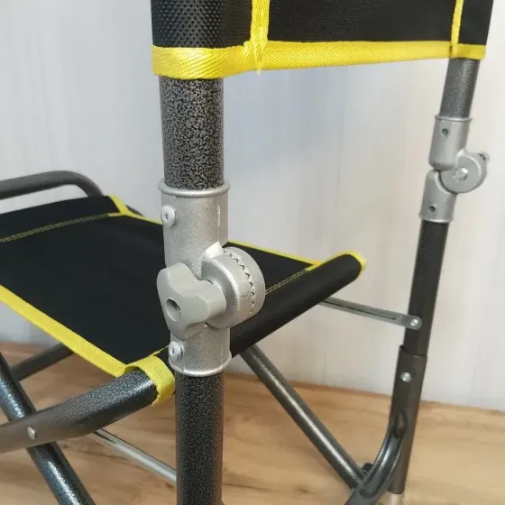 Складной телескопический стул до 150 кг, ven-1252 / Стул для рыбака / Складное кресло Коломия