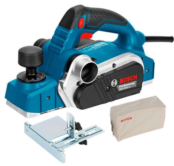 Професійний рубанок Bosch Professional GHO 26-82 D із паралельним упором, пилозбірником, 710 Вт Київ
