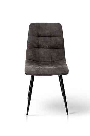 Стілець Чілі (круглий) чорний/мкфібра графіт PK-04 Київ