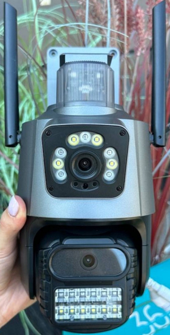 Качественная камера видеонаблюдения 8мп WIFI PTZ ICSee две камеры. Харьков - изображение 5