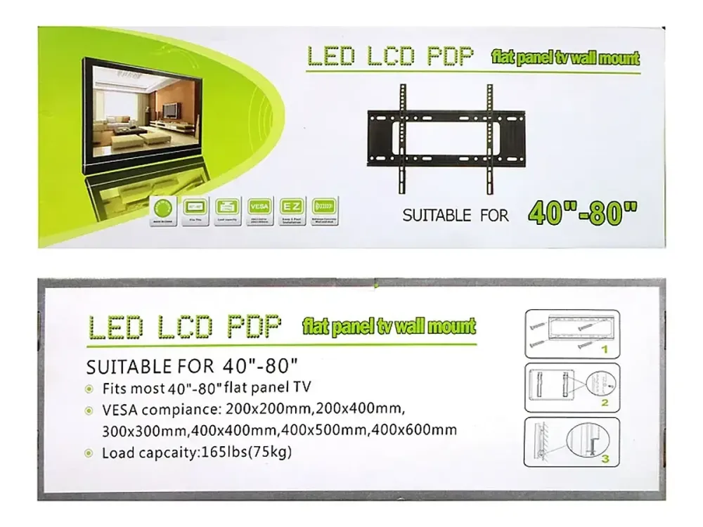 Настінне кріплення для телевізора 40"-80" 4080 Одеса - фото 1