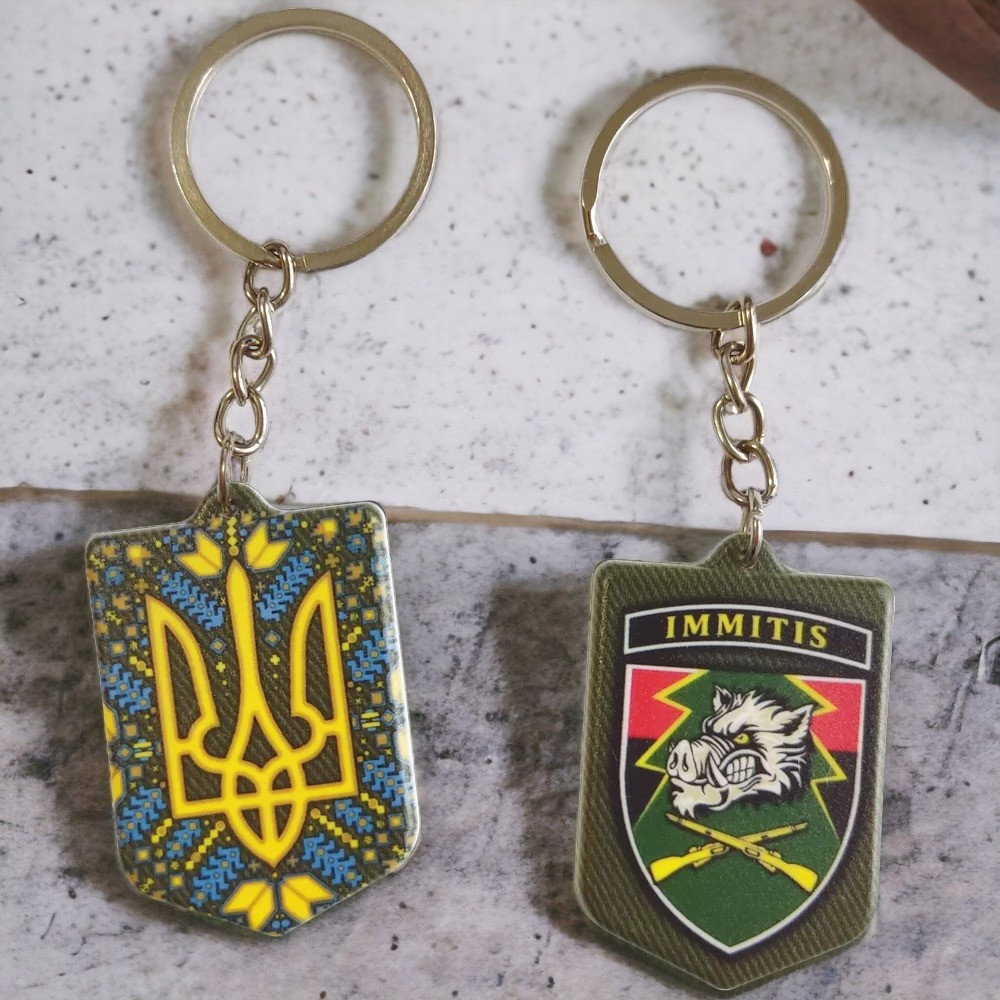 Брелок гумовий 71 окрема єгерська бригада Київ - фото 2