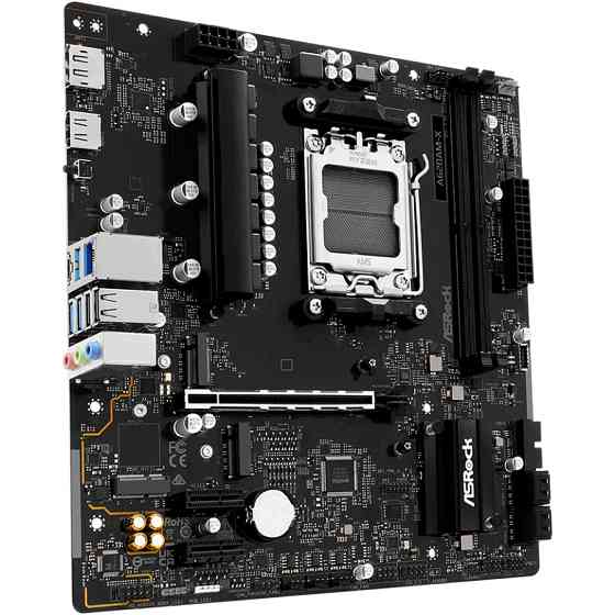 ASRock A620AM-X (AM5/A620A, 2*DDR5, PCIex16, DP/HDMI, 4xSATA, 2xM.2, 2.5GLan, 8ch, mATX) Винница