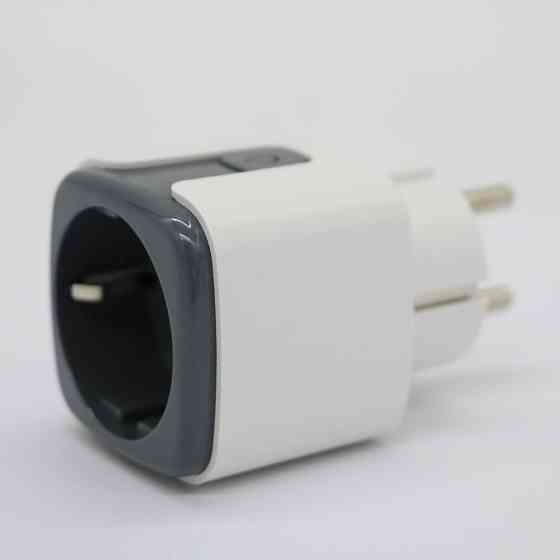 Розумна розетка WiFi з лічильником електроенергії 20А, Tuya Smart 4400Вт, Сіра / Розетка для моніторингу енергії Київ