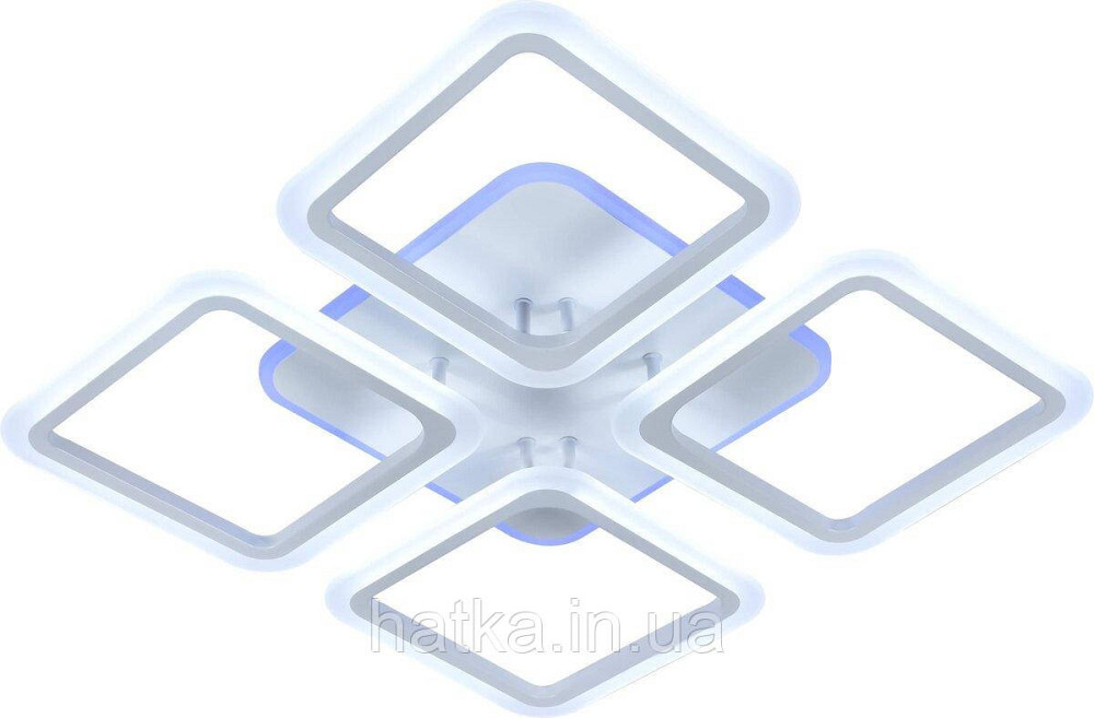 Люстра світлодіодна акрілова Sirius LI8822/4A WH (RGB) 112W+8W Київ - фото 4