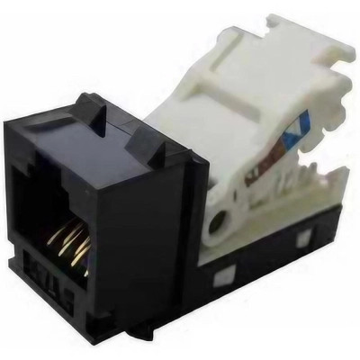 Модуль Keystone RJ45 UTP кат. 6, безінструментальний, black Molex (KSJ-00087-04) Винница - изображение 1