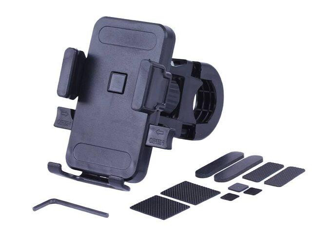 Держатель телефона HFCM-03  (крепление на руль), пластик, черный Мукачево - изображение 1