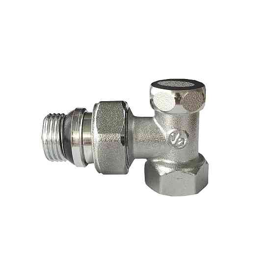 Кран радіаторний кутовий SOLOMON 1/2″ з гумовим ущільнювачем 160405 під ключ (000012103) Київ