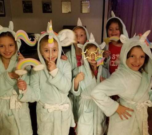 Фотобутафорія Єдиноріг для дівчинки 10 деталей one size різнобарвний Київ - фото 3