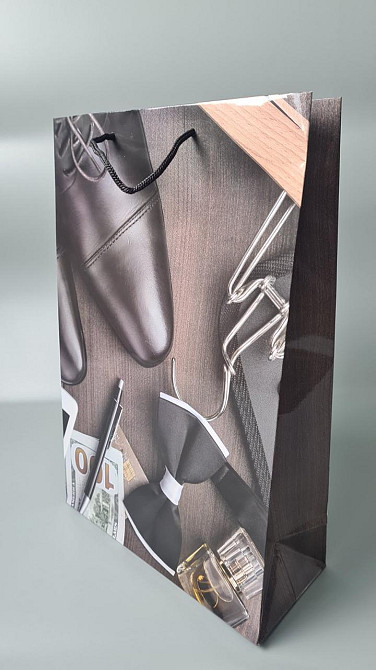 Пакет бумажный гигант вертиркальный (30х42х12)(артGV-038) (12 шт) Харьков - изображение 1