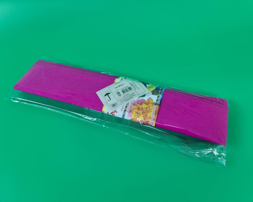 Бумага креповая (гофрированая) малиновая (1 пачка) Харьков - изображение 2