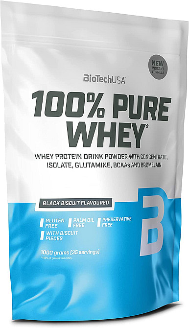 Протеин 100% Pure Whey 1000g (Black biscuit) Луцк - изображение 1