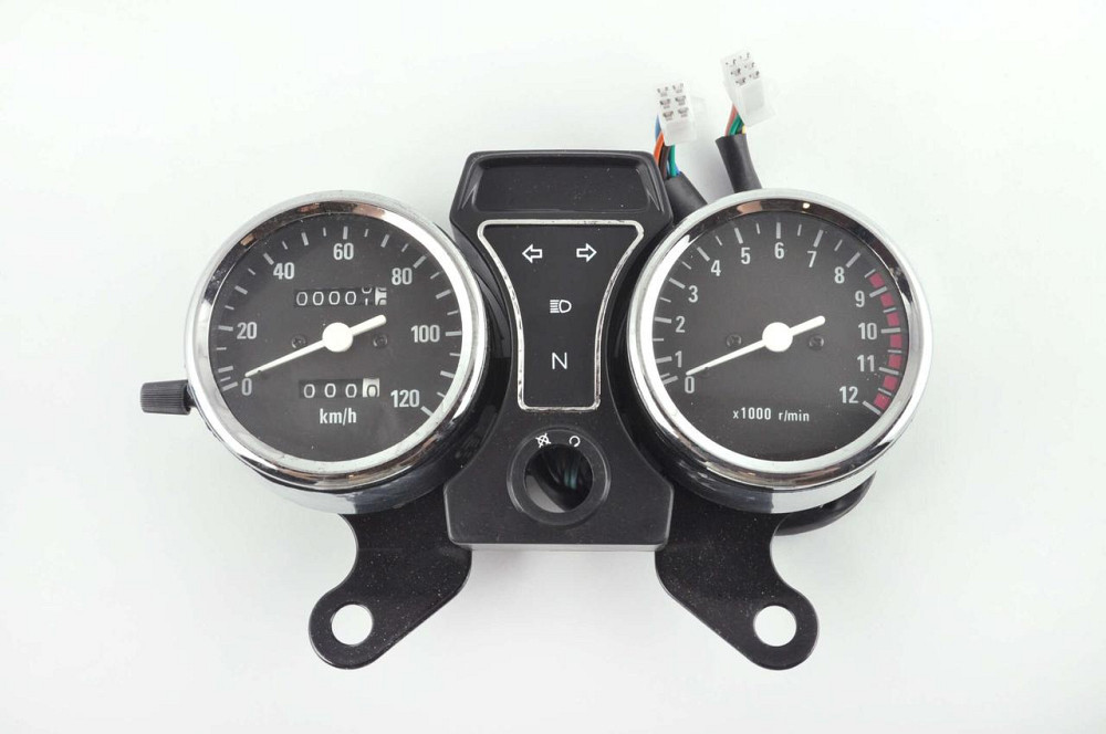 Панель приладів мотоцикл Альфа (120км/ч, хром, аналоговий тахометр) (#MY-120) Мукачево - фото 1