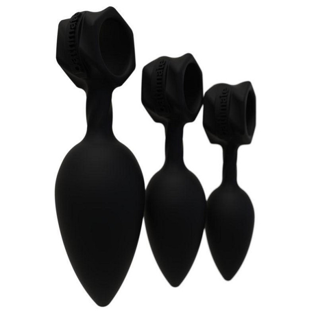 Набор анальных пробок Bathmate Anal Training Plugs, диаметр 2,5см - 3,1см - 3,8см Sex Aura Киев - изображение 6