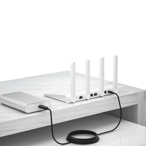 Кабель живлення для роутера USB-DC 5v-12v (1m) Київ