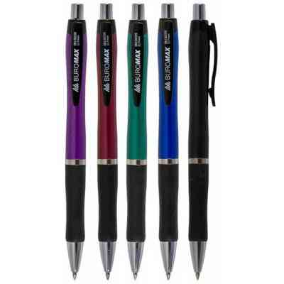 Ручка шариковая Buromax retractable, 0.7 мм (BM.8228) Винница