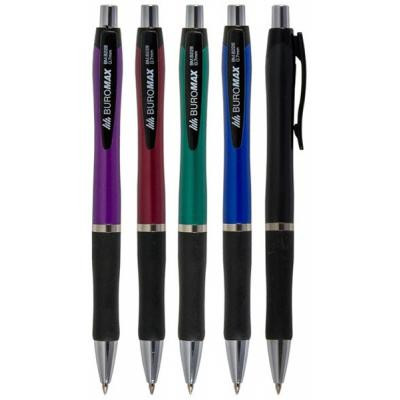 Ручка шариковая Buromax retractable, 0.7 мм (BM.8228) Винница - изображение 1