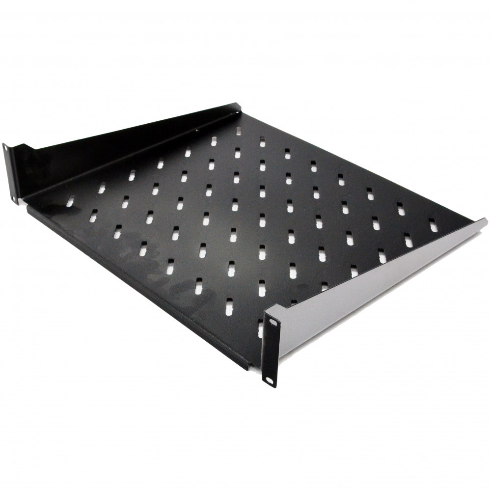 Полиця консольна CMS UA-SHC400B 19" 2U 400 мм чорна Київ - фото 1