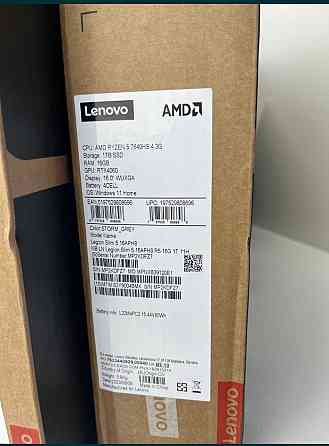 Новий Legion Slim 5 RTX 4060 8Gb Ryzen 5 7640HS 16"SSD 1Tb 16 GB DDR5. Харків