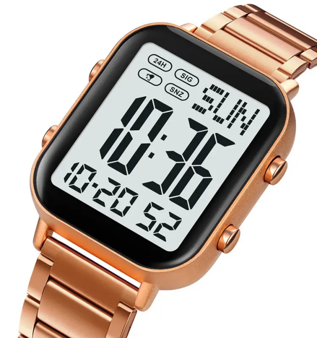 Чоловічий наручний годинник Skmei 2259 (Рожеве золото з білим) Київ - фото 3