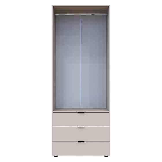 Шкаф распашной для одежды Doros Гелар 77,5х49,5х203,4 см Кашемир (DRS-011237) Львов