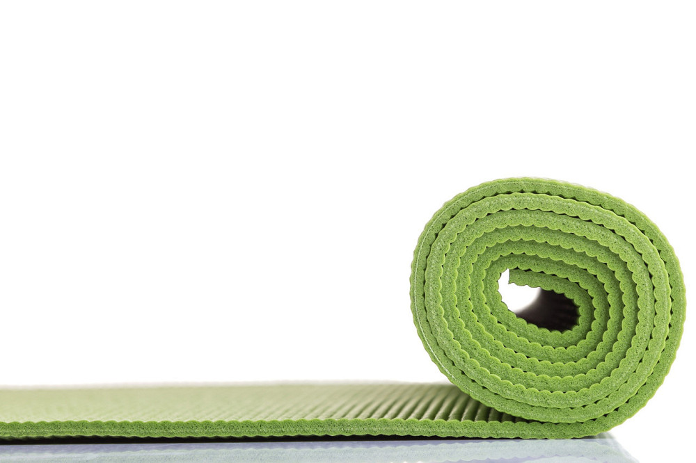 Килимок гімнастичний для йоги та фітнесу Power System PS-4014 PVC Fitness-Yoga Mat зелений, 173x61x0.6 см Київ - фото 4