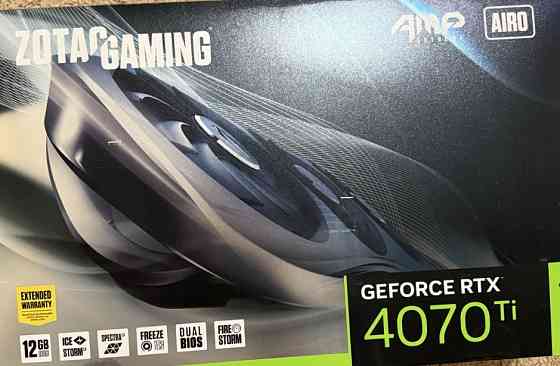 Видеокарта Zotac gaming GeForce RTX 4070 Ti AMP Extreme AIRO Киев