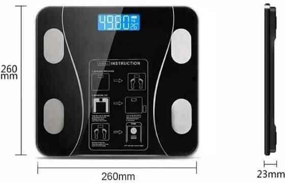 АКЦІЯ! Розумні ваги bluetooth підлогові до 180 кг Умные весы Фитнес. Харків