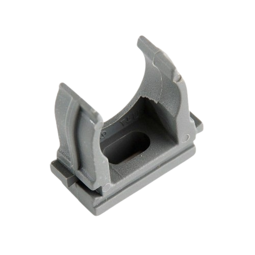 Кліпса для гофри 32мм сіра 50 шт/уп APRO Житомир