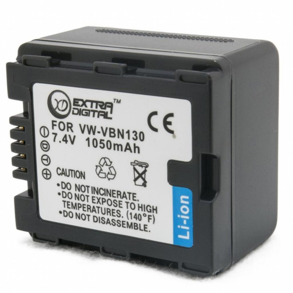 Аккумулятор к фото/видео Extradigital Panasonic VW-VBN130 (DV00DV1361) Винница - изображение 3