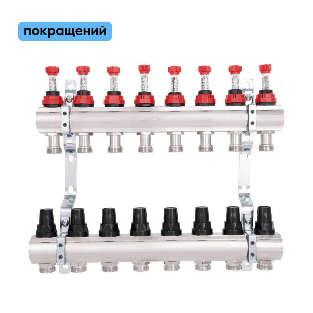 Колектор із витратами Thermo Alliance Forte 1" 8 виходів SF001W8 Київ - фото 11