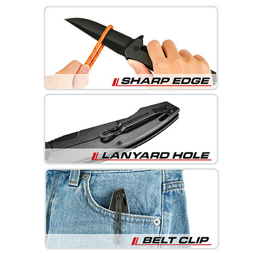 Нож складной карманный L225мм TOPTUL FK-5 Одесса - изображение 4