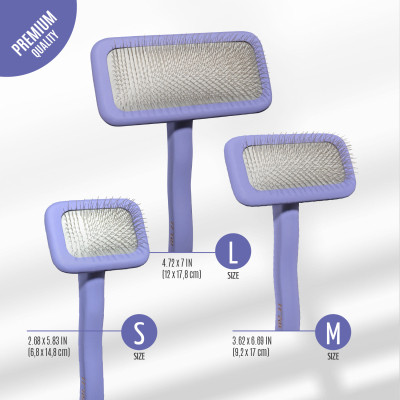 Гребінець для тварин Tauro Pro Line прямокутний M, зубці 11 мм purple (TPLB63546) Вінниця - фото 4