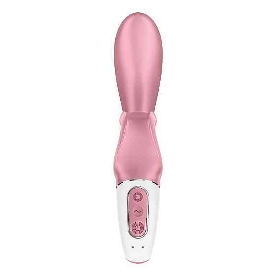 Вибратор-кролик Satisfyer Hug Me с подключением к приложению, розовый Sex Aura Киев
