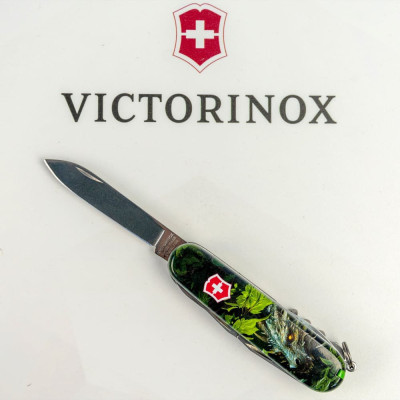 Нож Victorinox Huntsman Zodiac 91 мм Зелений дерев'яний дракон (1.3713.3_Z3240p) Винница - изображение 11