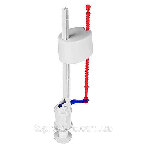 Комплект арматури для зливного бачка з нижньою подачею води 1/2", з одним режимом зливання АБк-12 Чернівці