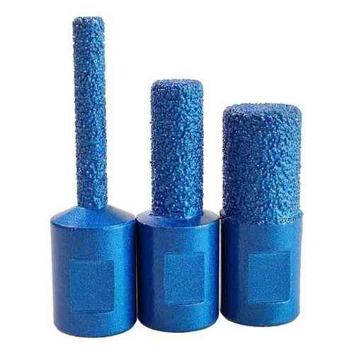 Алмазні фрези М10 набір 6/10/15 мм, насадки шліфувальні для каменю і керамограніту Київ