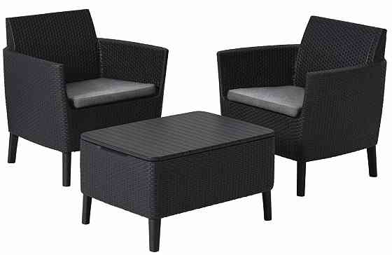 Комплект садових меблів Keter Salemo balcony set, графіт Київ