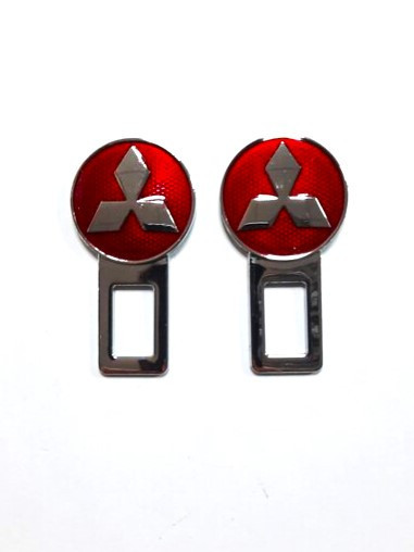 Обманки ремня безпеки Mitsubishi червоні (2шт) Вінниця - фото 1