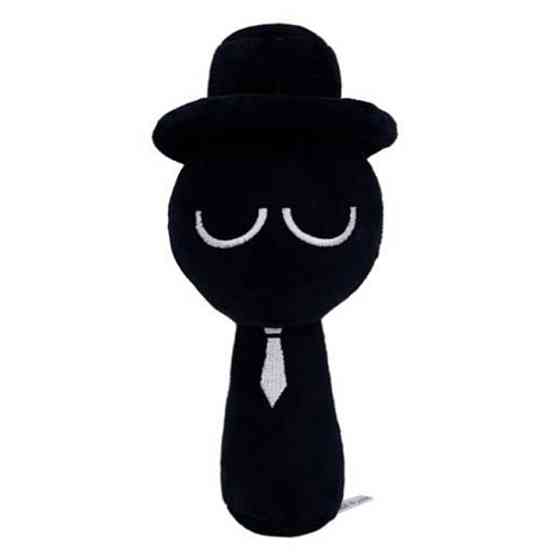 М'яка іграшка Спрункі чорний Блек 20 см Sprunki Incredibox Київ