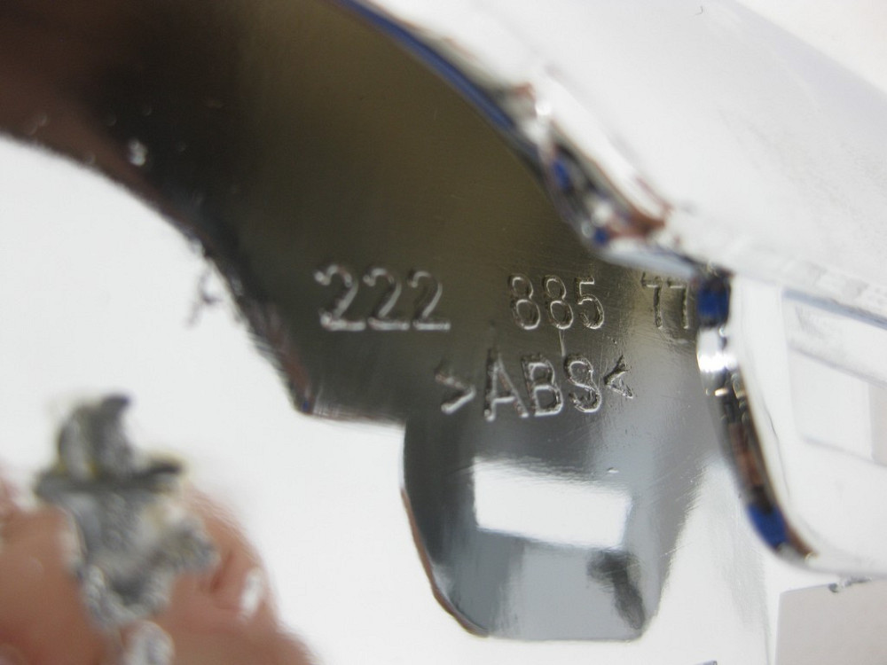 Mercedes-Benz  A2228857700 Нова хром накладка бампера нижня ліва AMG S-Class W222 Одесса - изображение 8