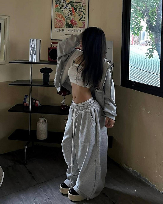 Женский теплый оверсайз костюм двойка трехнитка на флисе Одесса - изображение 2