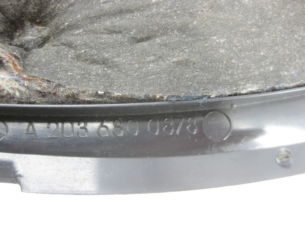 Mercedes-Benz  A2036800878 9B51 Кришка правого торця панелі приладів антрацит C-Class W203 Одеса - фото 8