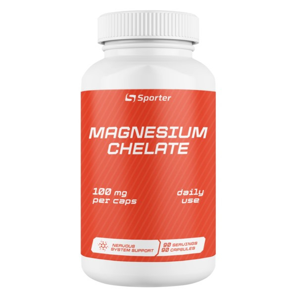 Магній хелат Sporter Magnesium Chelate 90 caps Луцьк - фото 1