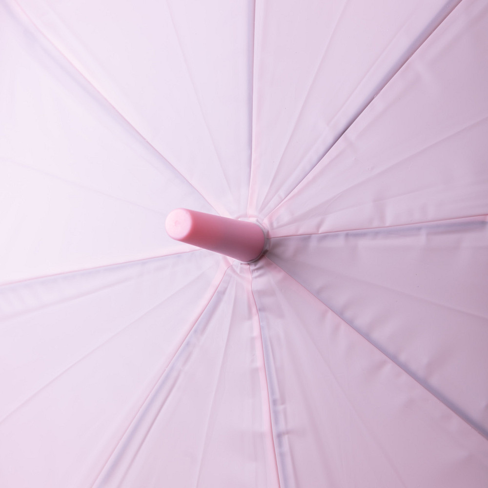 Дитячий напівавтоматичний зонт-трость рожевий 94 см Київ - фото 2