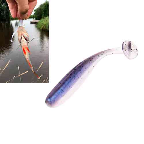 Віброхвіст приманка їстівна силіконова 10шт, Easy Shiner 5см 1г Amlucas Вінниця