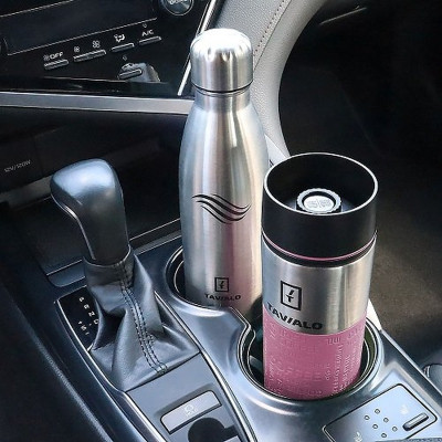 Термокружка Tavialo + 2 ущільнювальних кільця 420 мл Рожевий (190420111) Винница - изображение 6