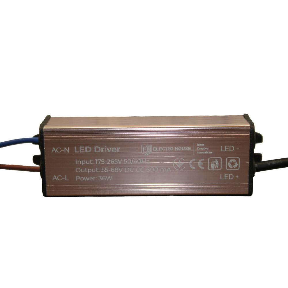 Драйвер для LED панелей 36 Вт, 55-68 В Дніпро - фото 2